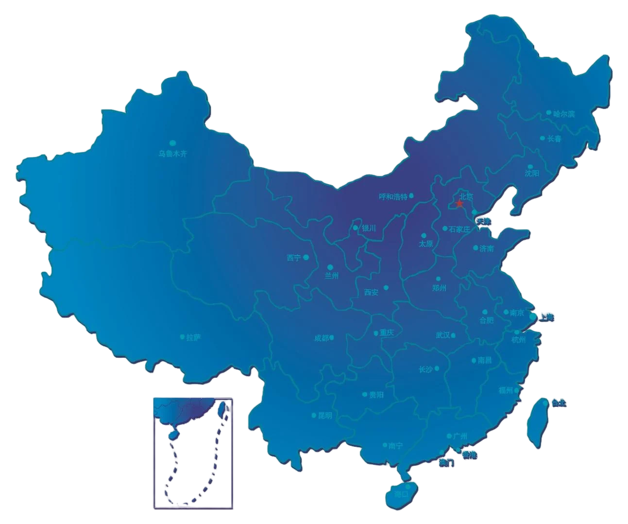 中国地图